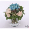 bouquet with hydrangea and roses,