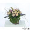 Elegant premium bouquet with 20 elegant, creamy white Ecuador roses
