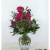 bouquet with pink roses