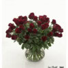 Luxurious premium bouquet with red roses (40) tightly tied and freshly arranged - perfect choice for special occasions and elegant greetings of love